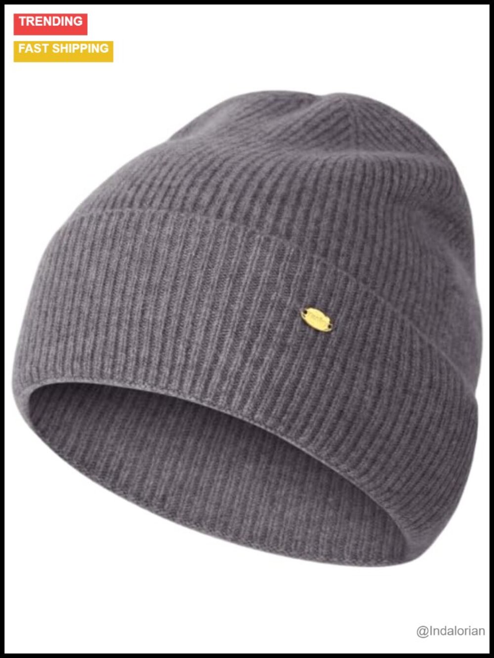 100% Merino Wool Beanie Cuffed Winter Hat for Women Men